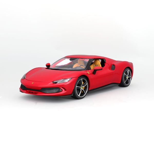 BBURAGO Ferrari 296 GTB 1:18 Superauton pienoismalli Esikoottu