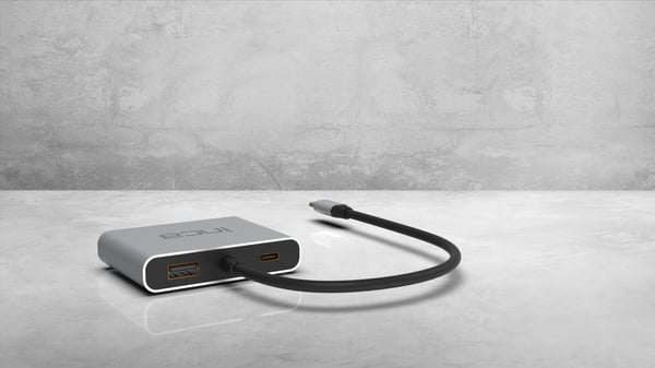 Miniatyrbild 5 av 8: Inca ITPC-4T gränssnittshubbar USB 3.2 Gen 1 (3.1 Gen 1) Type-C Aluminium