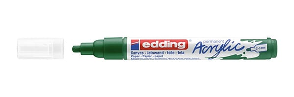 Edding 5300 acrylic marker fine speedmarker Grøn 1 stk