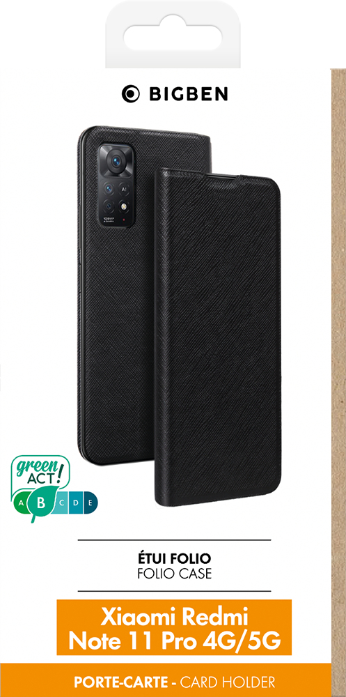 Bigben Connected ETUIFXRN11P mobiltelefonfodral Svart