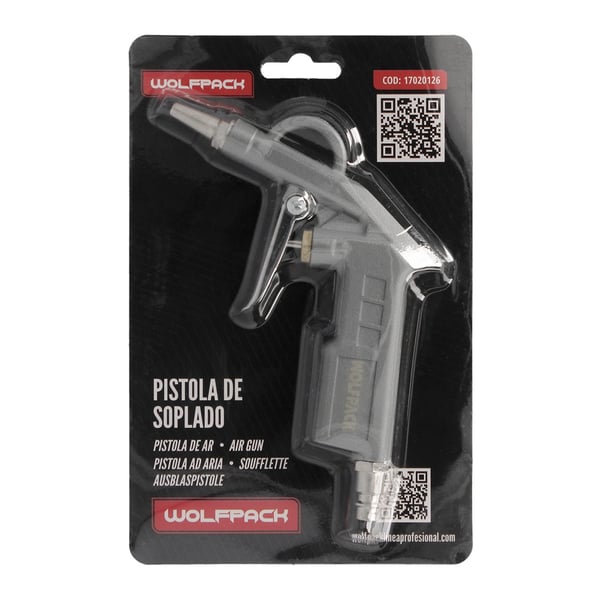 Wolfpack Pistola Soplado Aire Comprimido Con Adaptador Rapido