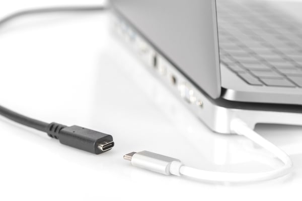 Miniatyrbillede 4 af 9: Digitus AK-300210-015-S USB-kabel USB 2.0 1,5 m USB C 0,48 Gbit/sek. Sort
