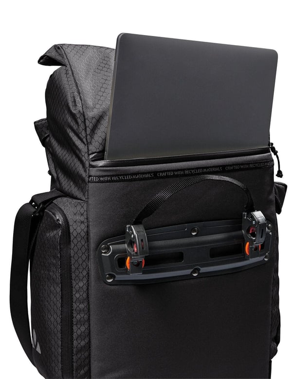 Miniatyrbillede 8 af 10: VAUDE 451210100000 cykeltaske & kurv Bagside 27 L Polyester, Polyurethan Sort
