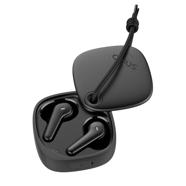 Savio TWS-11 kuulokkeet ja kuulokemikrofoni True Wireless Stereo (TWS) In-ear Puhelut/Musiikki USB Type-C Bluetooth Musta