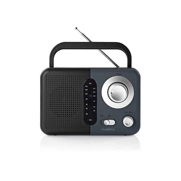 Miniatyrbillede 4 af 7: Nedis RDFM1300GY radio Sort, Grå