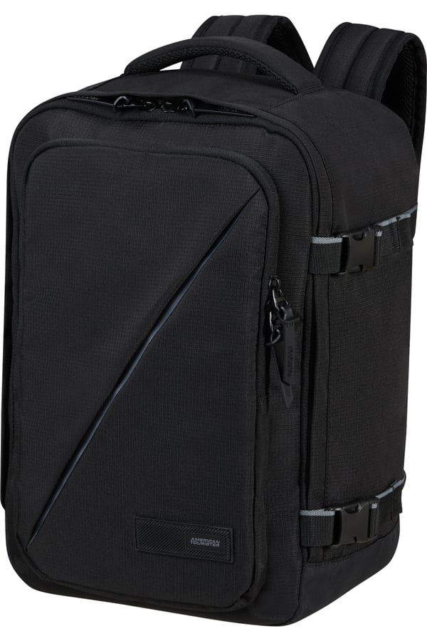 Pikkukuva 3 / 6: American Tourister Take2cabin S reppu Arkireppu Musta Kierrätetty polyeteenitereftalaatti (rPET)