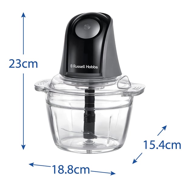 Russell Hobbs 27131-56 elektrisk madhakker 0,5 L 200 W Kul, Transparent