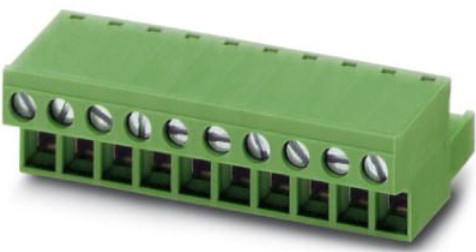 Phoenix Contact Buchsengehäuse-Kabel FRONT-MSTB Polzahl Gesamt 6 Rastermass 5.08 mm 1777329 50 St. PCB Grøn