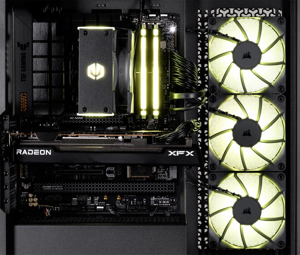 Miniatyrbillede 17 af 17: Actina 5901443413745 PC AMD Ryzen™ 7 8700F 32 GB DDR5-SDRAM 2 TB SSD NVIDIA GeForce RTX 5070 Ti Midi Tower Sort