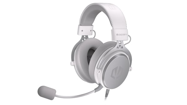 Miniatyrbillede 6 af 11: ENDORFY VIRO Plus USB Onyx White Headset Ledningsført Musik/hverdag Hvid