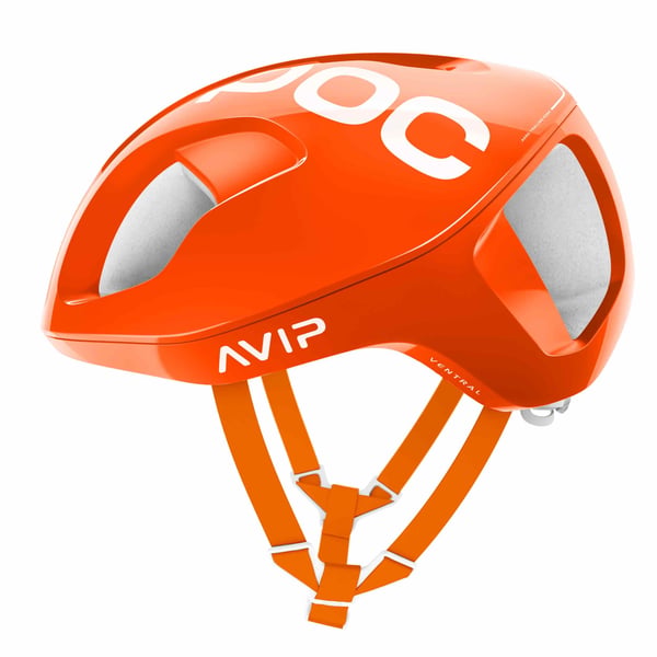 POC Ventral SPIN Orange, Hvid
