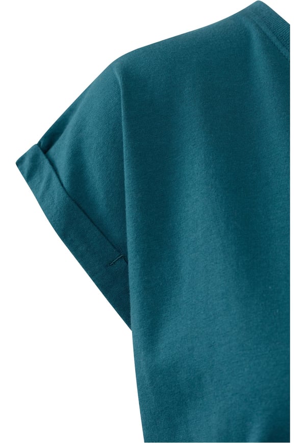 Urban Classics Ladies Extended Shoulder Tee T-shirt Rund hals Kort ærme Bomuld, Jersey