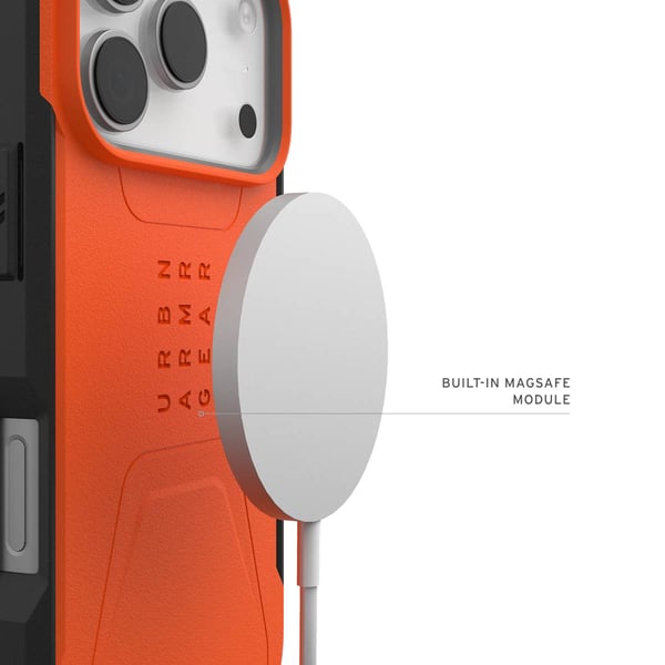 Urban Armor Gear Civilian mobiltelefonfodral 16 cm (6.3") Mobilskal Orange