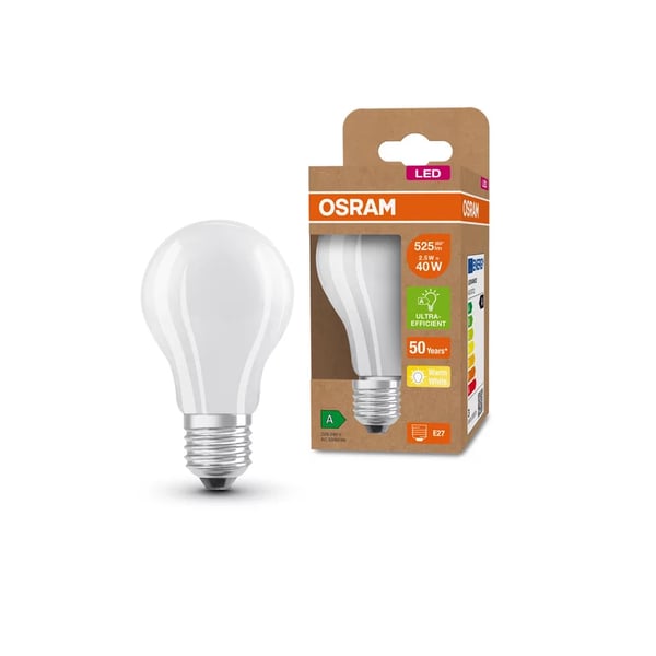 Miniatyrbillede 5 af 5: LEDVANCE 4099854009570 LED-lampe Varm hvid 3000 K 2,2 W E27 A
