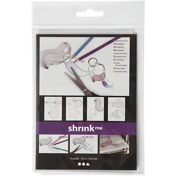 Miniatyrbillede 2 af 3: Creativ Company 790712 skrumpe plastikark