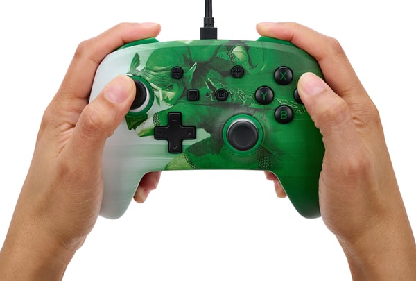Miniatyrbillede 5 af 13: PowerA 1516984-01 spil-controller Grøn, Hvid USB Gamepad Analog Nintendo Switch