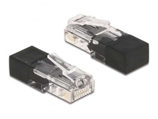DeLOCK 66807 kabelsamler RJ-45 Sort, Transparent DeLOCK 66807 kabelsamler RJ-45 Sort, Transparent