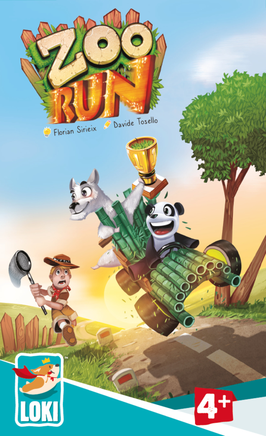 Iello Zoo Run Lautapeli Matkailu-/seikkailupeli