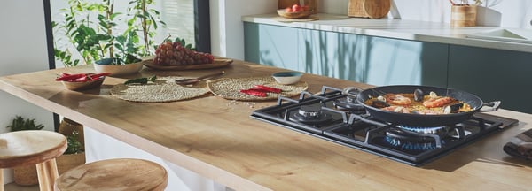 Fagor 3CFI-3GLSPA Sort Indbygget 59 cm Gaskomfur 3 zone(s)