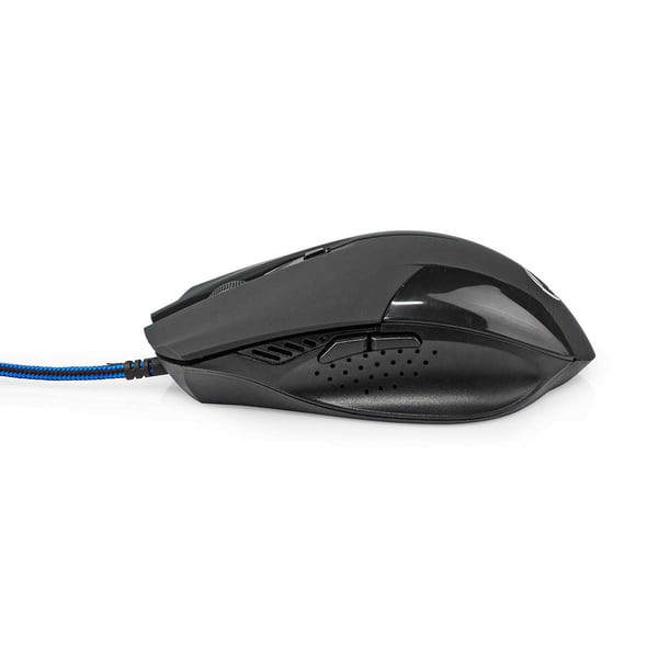 Nedis GMWD110BK mus Spil Højre hånd USB Type-A Optisk 7200 dpi