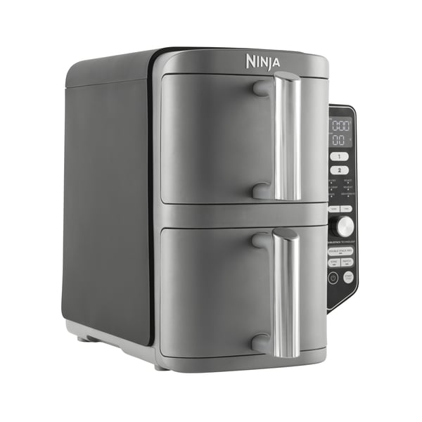 Ninja SL400EU frituregryde Dobbelt 9,5 L 2470 W Varmluftsteger Sort, Grå