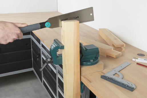 wolfcraft GmbH 6951000 handsågar Japansåg 24 cm Svart, Rostfritt stål