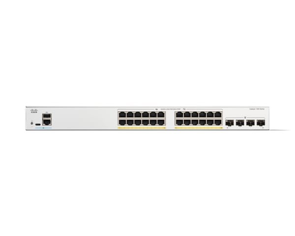 Cisco Catalyst 1300 hanterad L2/L3 Gigabit Ethernet (10/100/1000) Strömförsörjning via Ethernet (PoE) stöd Grå