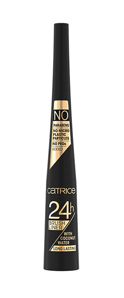 CATRICE 24H Brush eyeliner 3 ml Væske 010 Ultra Black