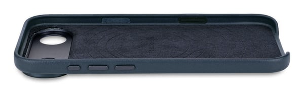 Decoded læderbagcover - beskyttende læderetui til iPhone 17 Air kompatibel med MagSafe (navy shadow)