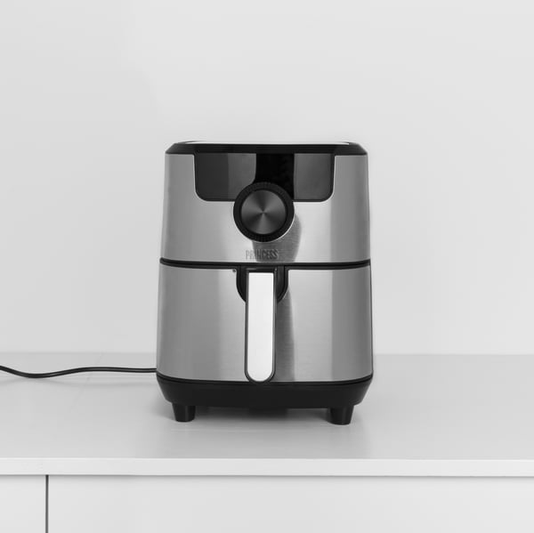Princess 182037 Enkelt 4,5 L Enkeltstående 1500 W Varmluftsteger Sølv