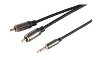 shiverpeaks BS20-32255 ljudkabel 2,5 m 3,5mm 3 x RCA Svart