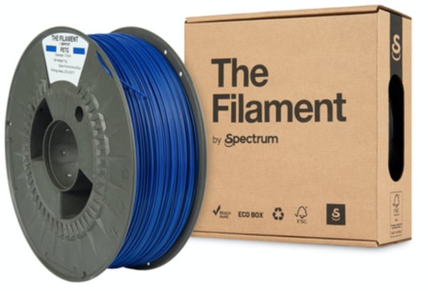 Pikkukuva 1 / 3: Spectrum Filaments TF-24019 3D-tulostusmateriaali Polyeteenitereflaattiglykoli (PETG) Sininen 1 kg