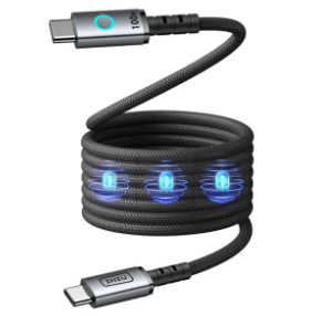 INIU C21-P1 USB-kaapeli USB C 100 W Musta