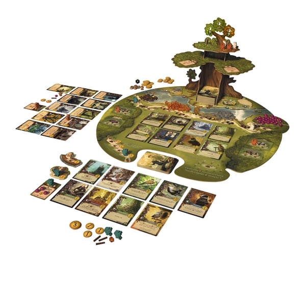 Miniatyrbillede 8 af 12: White Goblin Games Everdell Brætspil Flisebaseret