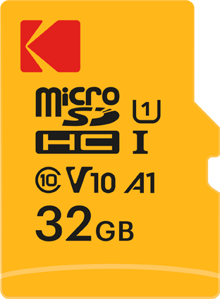 Miniatyrbillede 1 af 5: Kodak EKMSDM32GHC10K hukommelseskort 32 GB MicroSD UHS-I Klasse 10