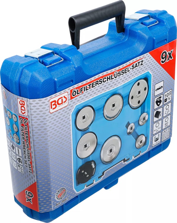 Miniatyrbild 5 av 7: BGS technic Oil Filter Wrench Set