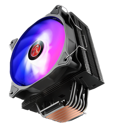 RAIJINTEK ELEOS 12 EVO RBW Processor Luftkøler 12 cm Sort 1 stk