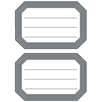 HERMA Book labels 82x55mm grey frame lined 6 sh. liimaetiketti