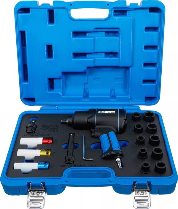 BGS technic Air Impact Wrench and Impact Socket Set