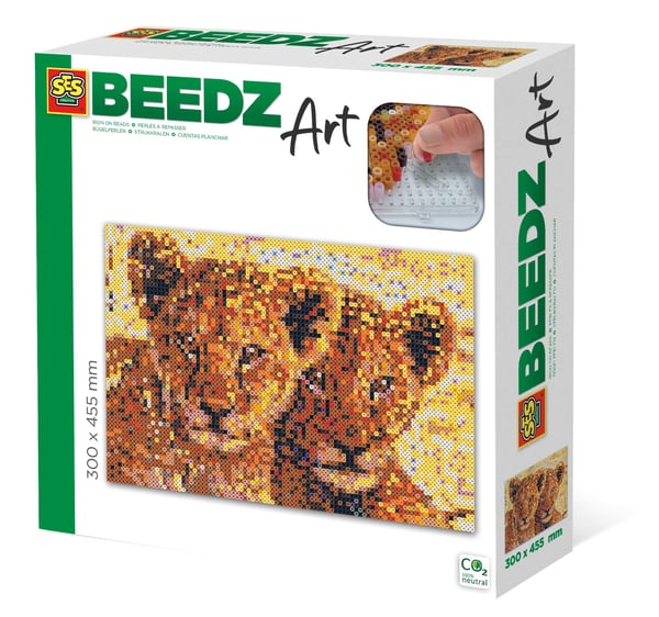 Miniatyrbillede 1 af 4: SES Creative Beedz art Lions cubs