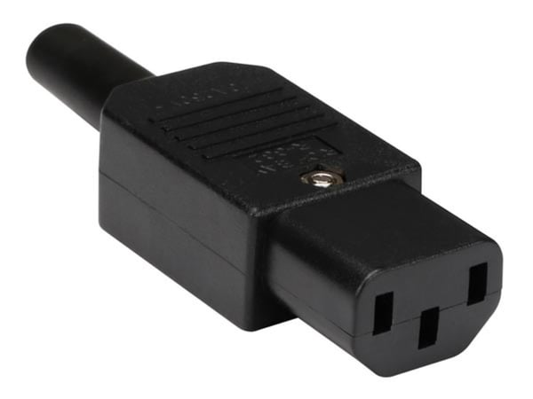 Velleman ACF1N strømstik C13 Sort Velleman ACF1N strømstik C13 Sort