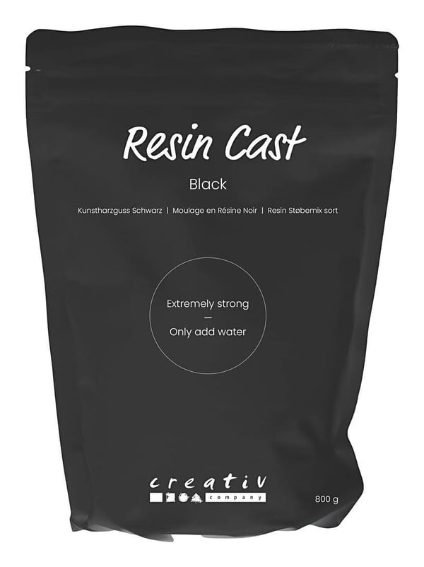 Creativ Company 73536 förbrukningsmaterial för modellering Gjutharts 800 g Svart 1 styck