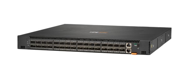 Miniatyrbild 1 av 2: HPE Aruba Networking CX 8325-32C 32p 100G QSFP+/QSFP28 Front-to-Back 6 Fans 2 Power Supply Bundle hanterad L3 1U Svart
