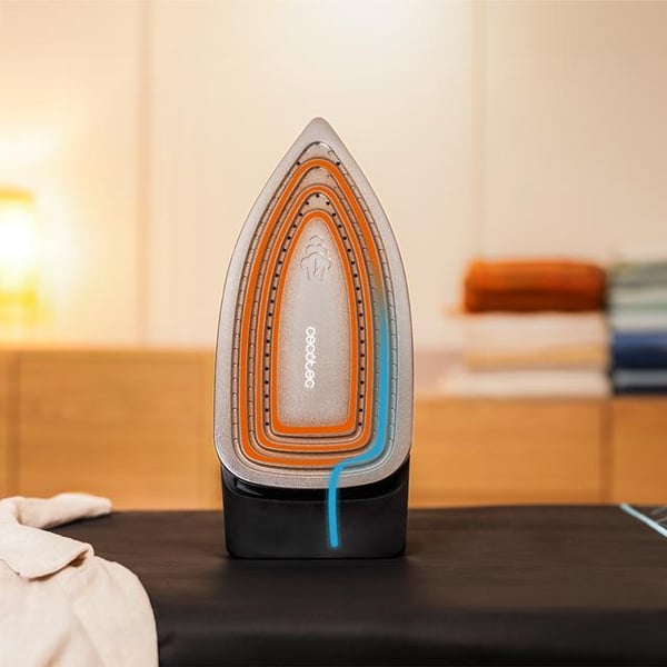 Miniatyrbild 2 av 14: Cecotec IronHero 3000 Sauna i-Pump Torr & Ångstrykjärn Strysula non-stick 3000 W Svart, Blå, Grå