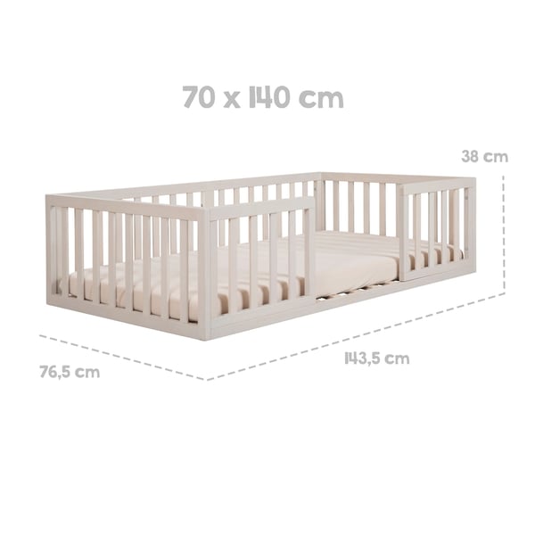Miniatyrbillede 6 af 7: roba 203200NG Barneseng Træ Stenfarve