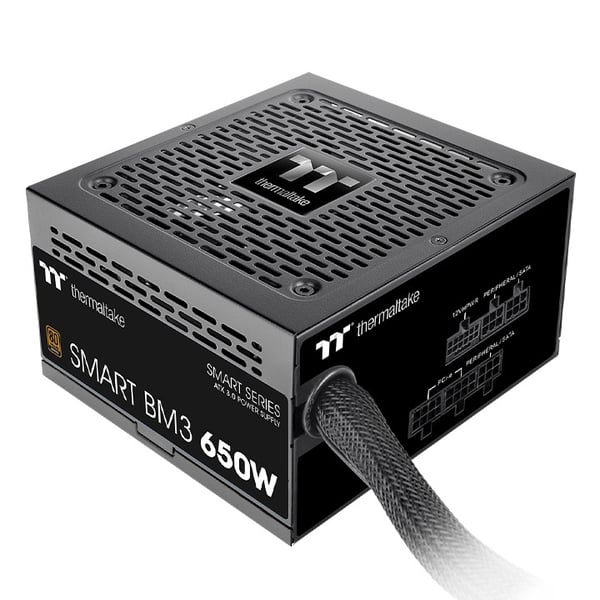 Thermaltake Smart BM3 strömförsörjningsenheter 650 W 24-pin ATX ATX Svart