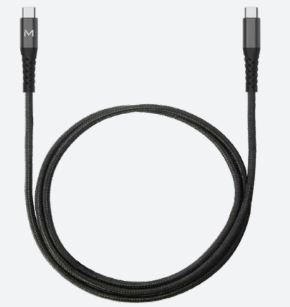 Mobilis 001342 USB-kaapeli 1 m USB C Musta Mobilis 001342 USB-kaapeli 1 m USB C Musta