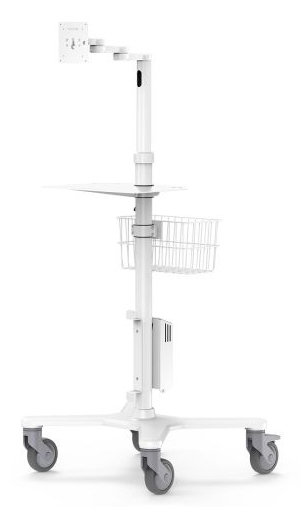 Miniatyrbillede 11 af 11: Compulocks MCRSTDEXW multimedie vogn & stand Hvid Fladt panel Multimedie kurv