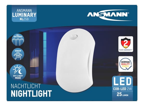 Ansmann NL25B Kytkettävä yövalo