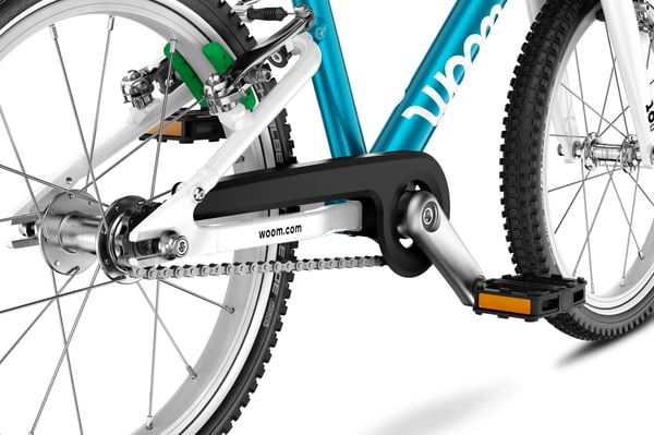 Miniatyrbillede 2 af 13: WOOM GO 3 Bycykel Aluminium Sort, Blå, Hvid